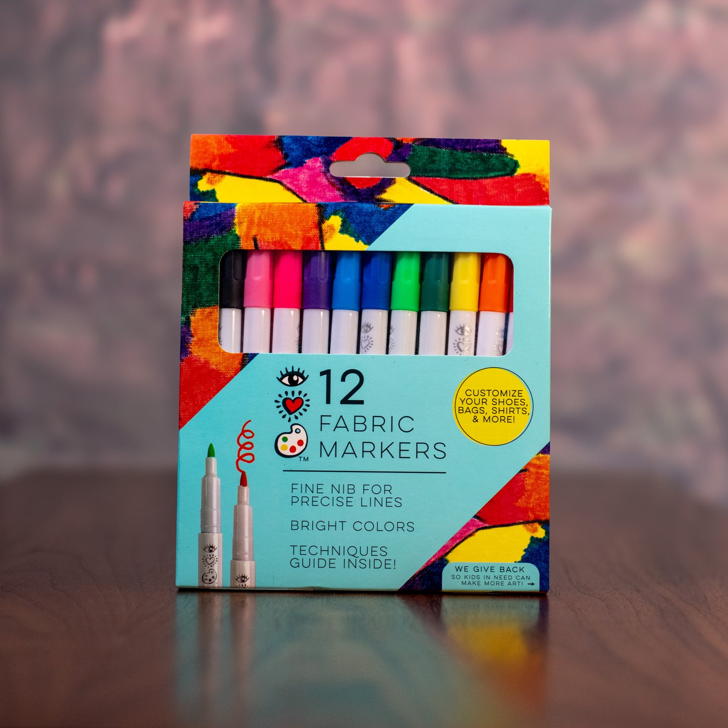 12-piece Fabric Markers by iHeartArt