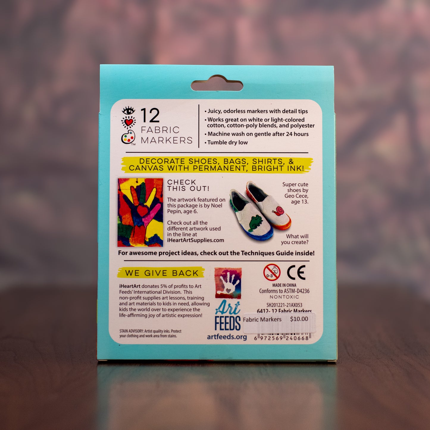 12-piece Fabric Markers by iHeartArt