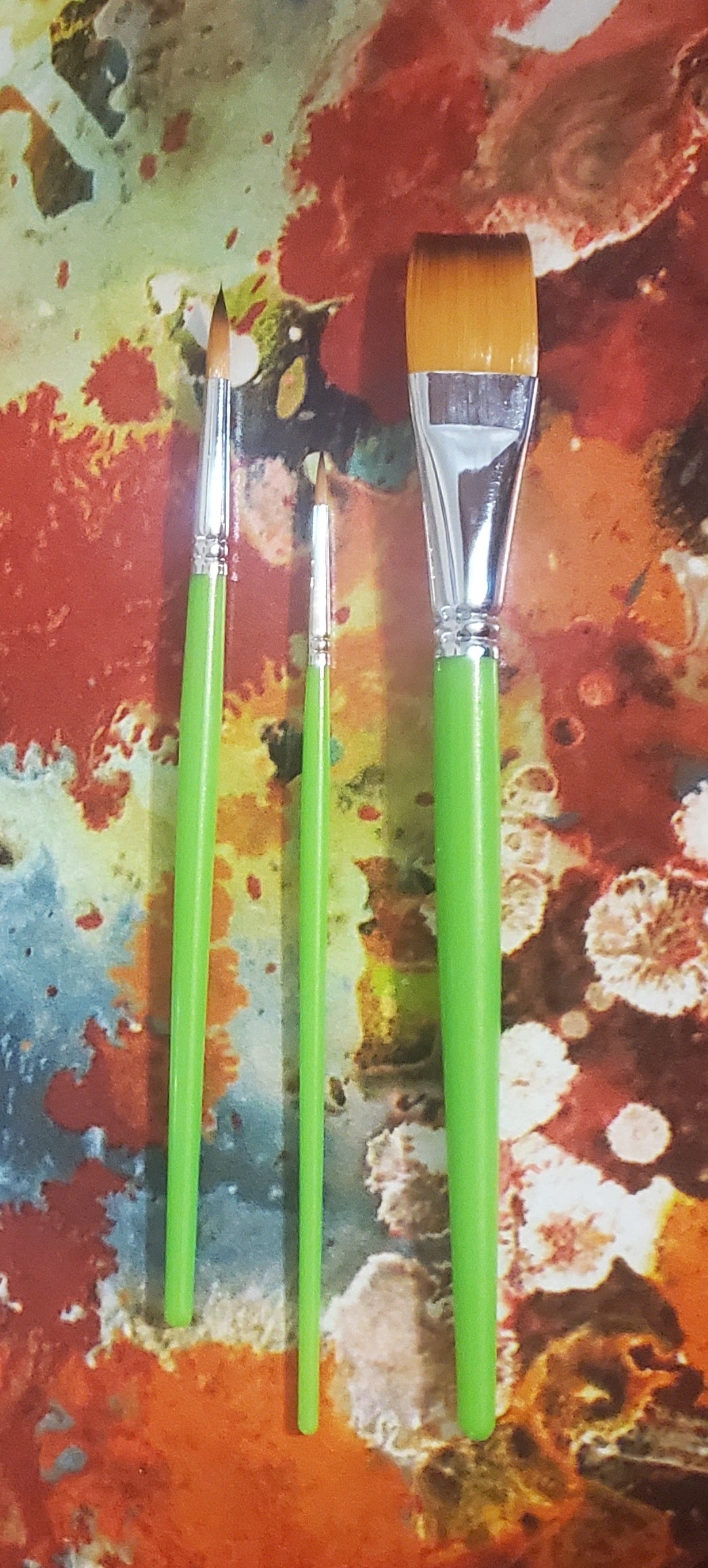 Three Piece Paint Brush Kit