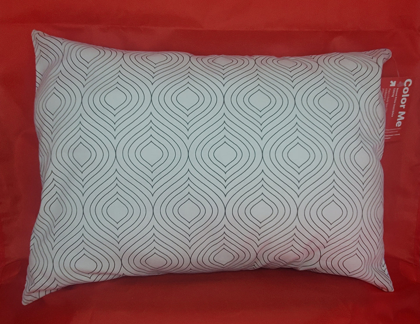 Geometric Print Color-Me Pillow Sham