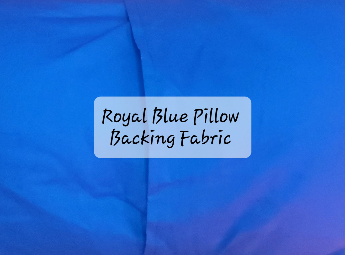 Puppy Color-Me Pillow Sham, Royal Blue Backing