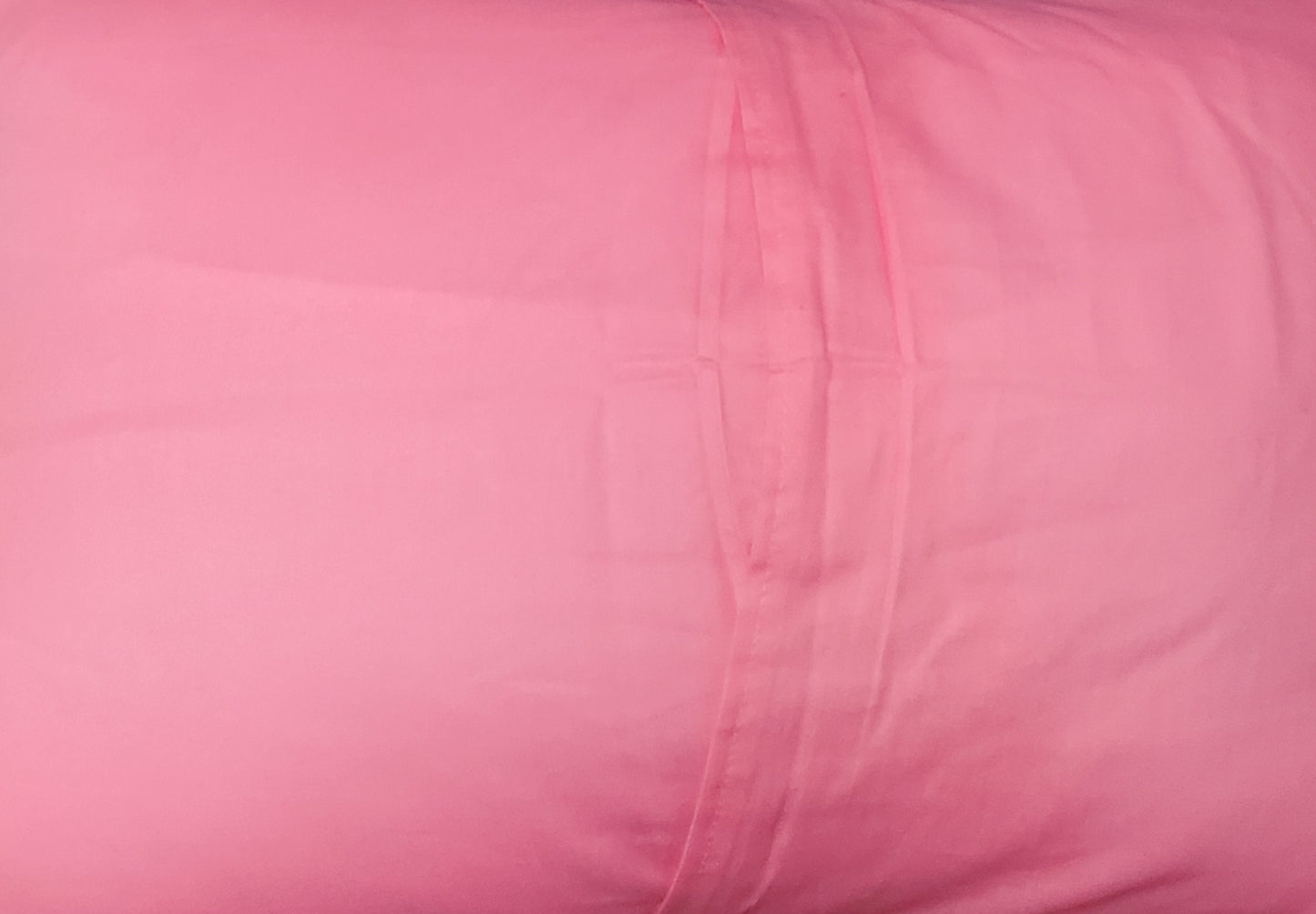 Cosmetics Color-Me Pillow Sham, Medium Pink Backing