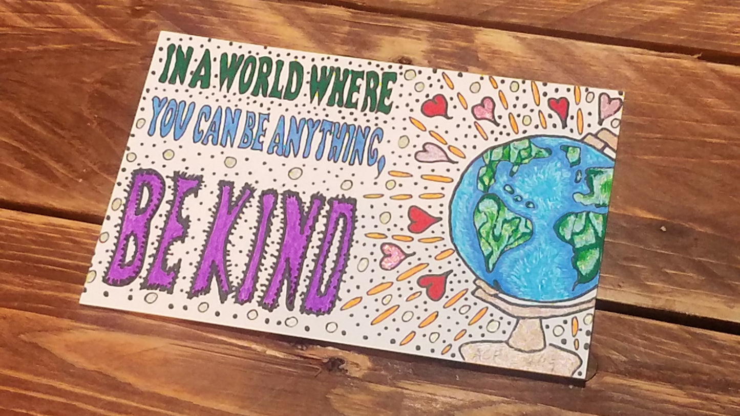 Color-Me Postcard – Baker’s Dozen Pack | DIY Coloring Cards