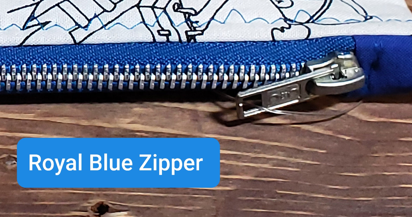 CLEARANCE - Color-Me Zipper Bag - Construction