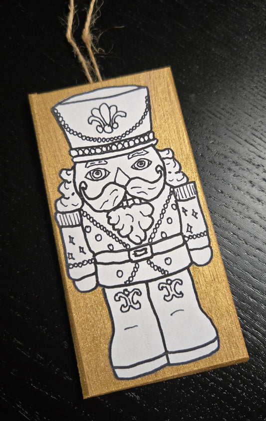 Color-Me Ornament – Nutcracker | DIY Christmas Ornament Craft