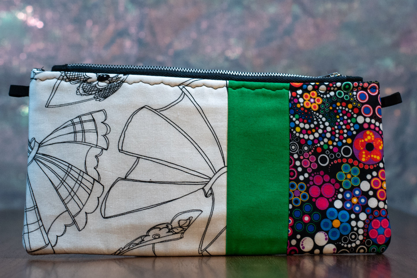 Color-Me Zipper Bag Creative Clutch -DIY coloring bag