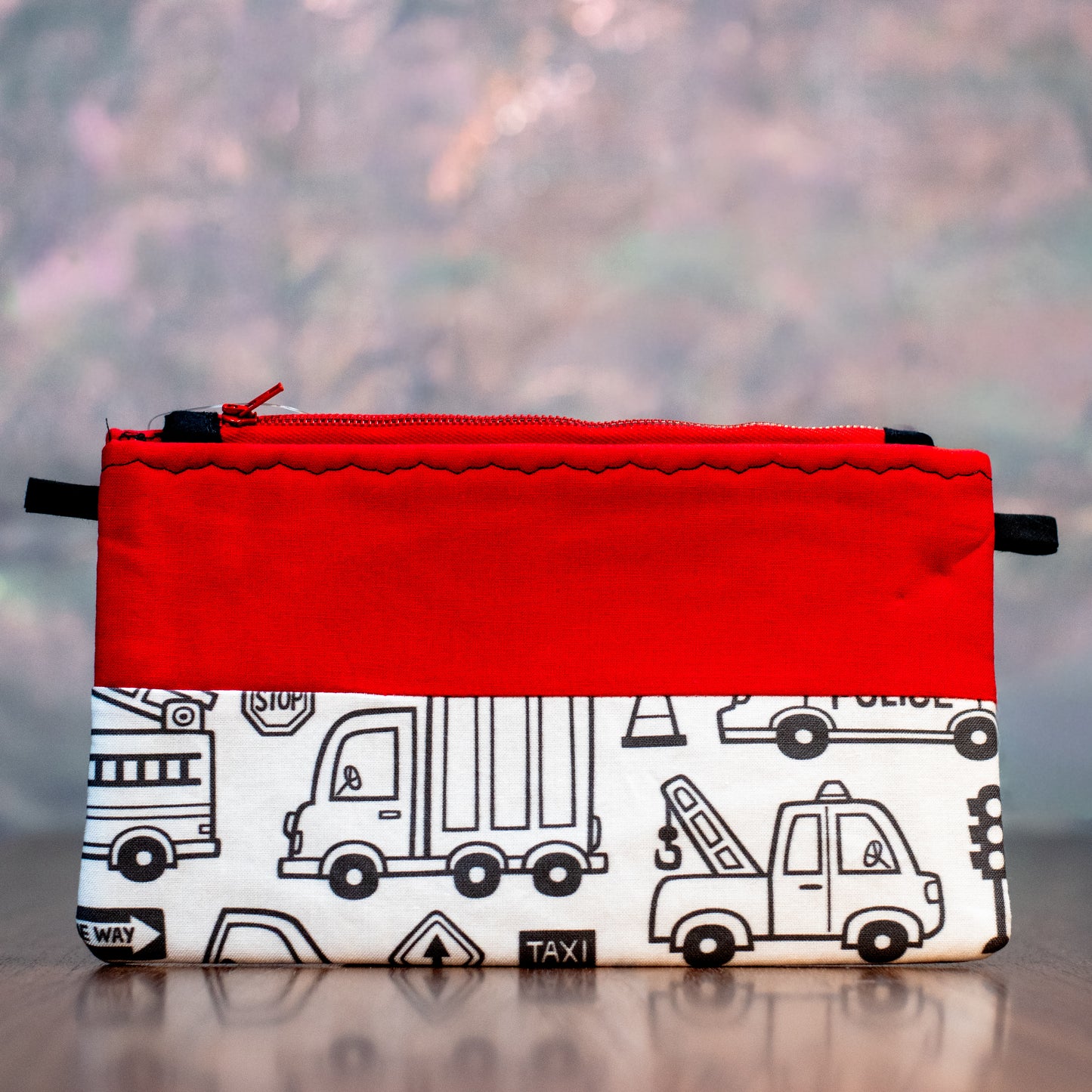 Color-Me Zipper Bag - Creative Carry Pouch - DIY Coloring Bag