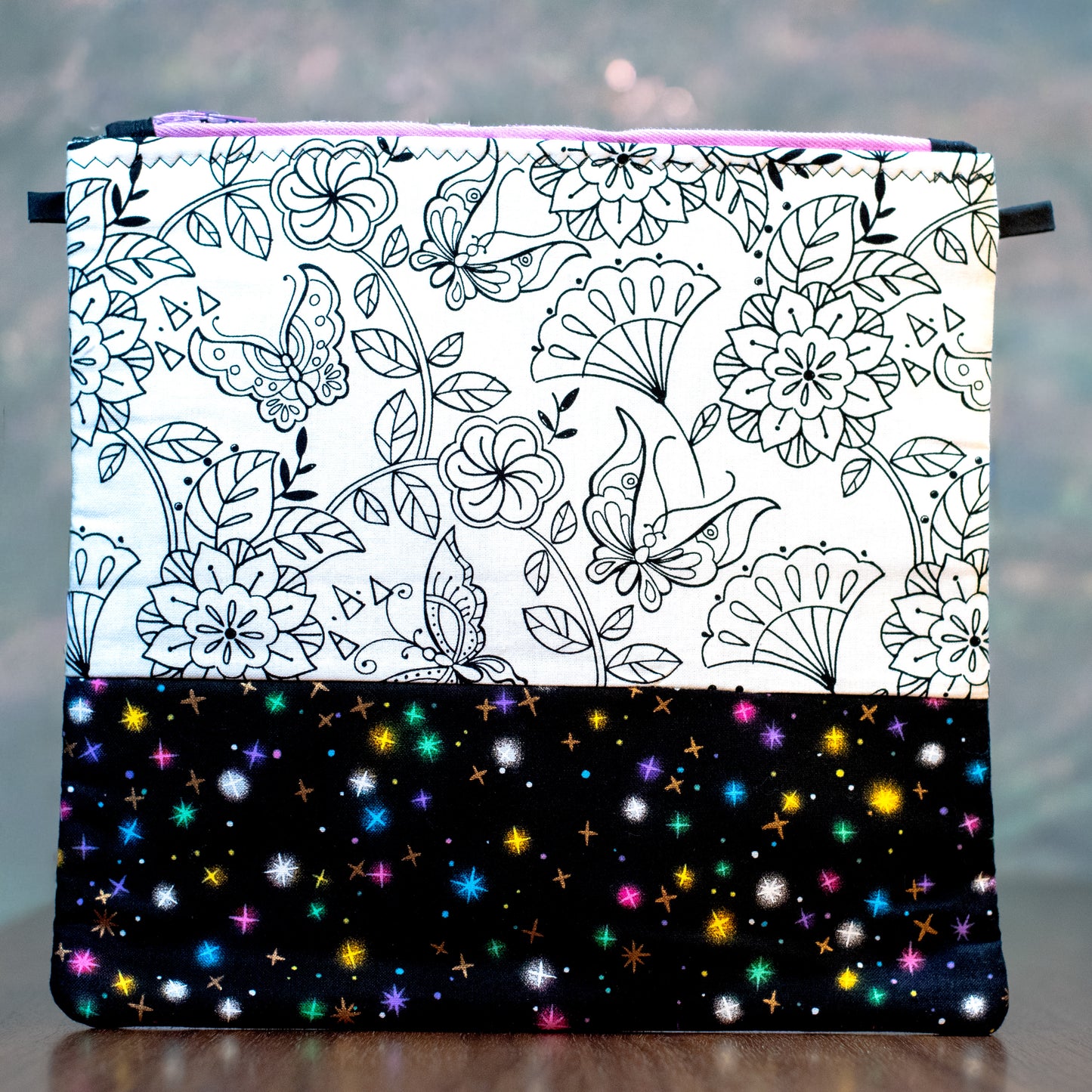 Color-Me Zipper Bag - Craft & Create - DIY Coloring Bag