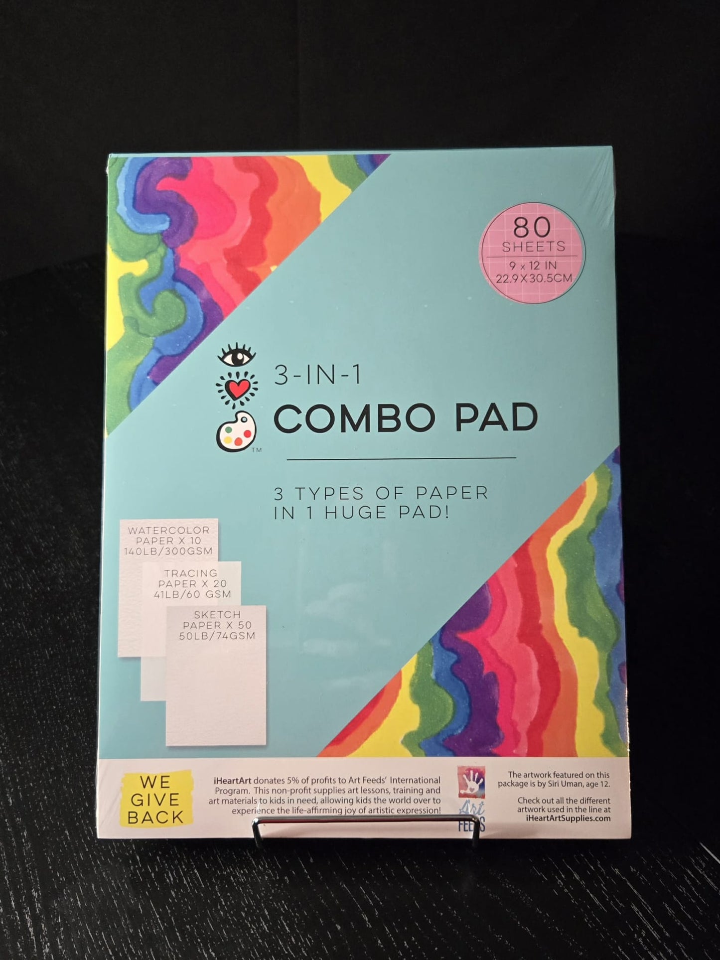 3-in-1 Combo Pad - Sketch Book Paper - Art Supplies