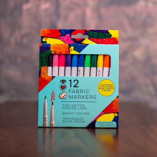 12-piece Fabric Markers by iHeartArt