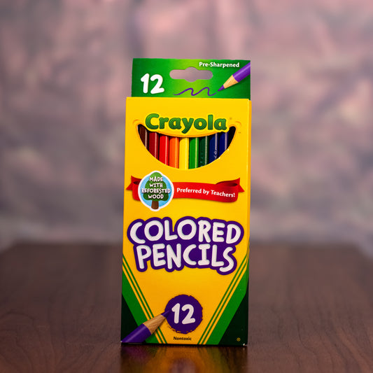 Crayola Colored Pencils – 12-Pack of Classic, Vibrant Coloring Pencils
