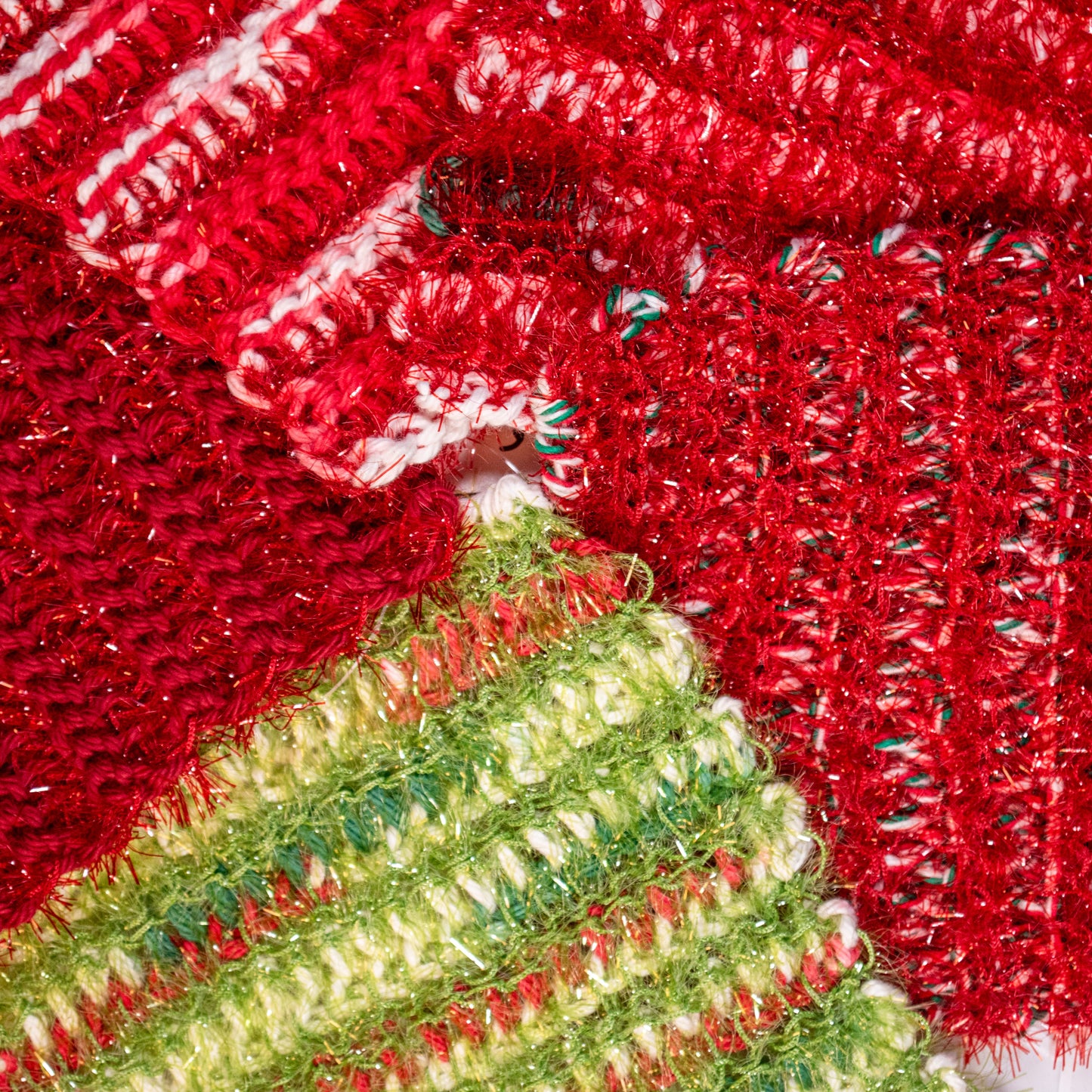 5-Pack Reversible ScrubCloth Set – Handmade Dual-Texture Cleaning Cloths (Cotton & Polyester)