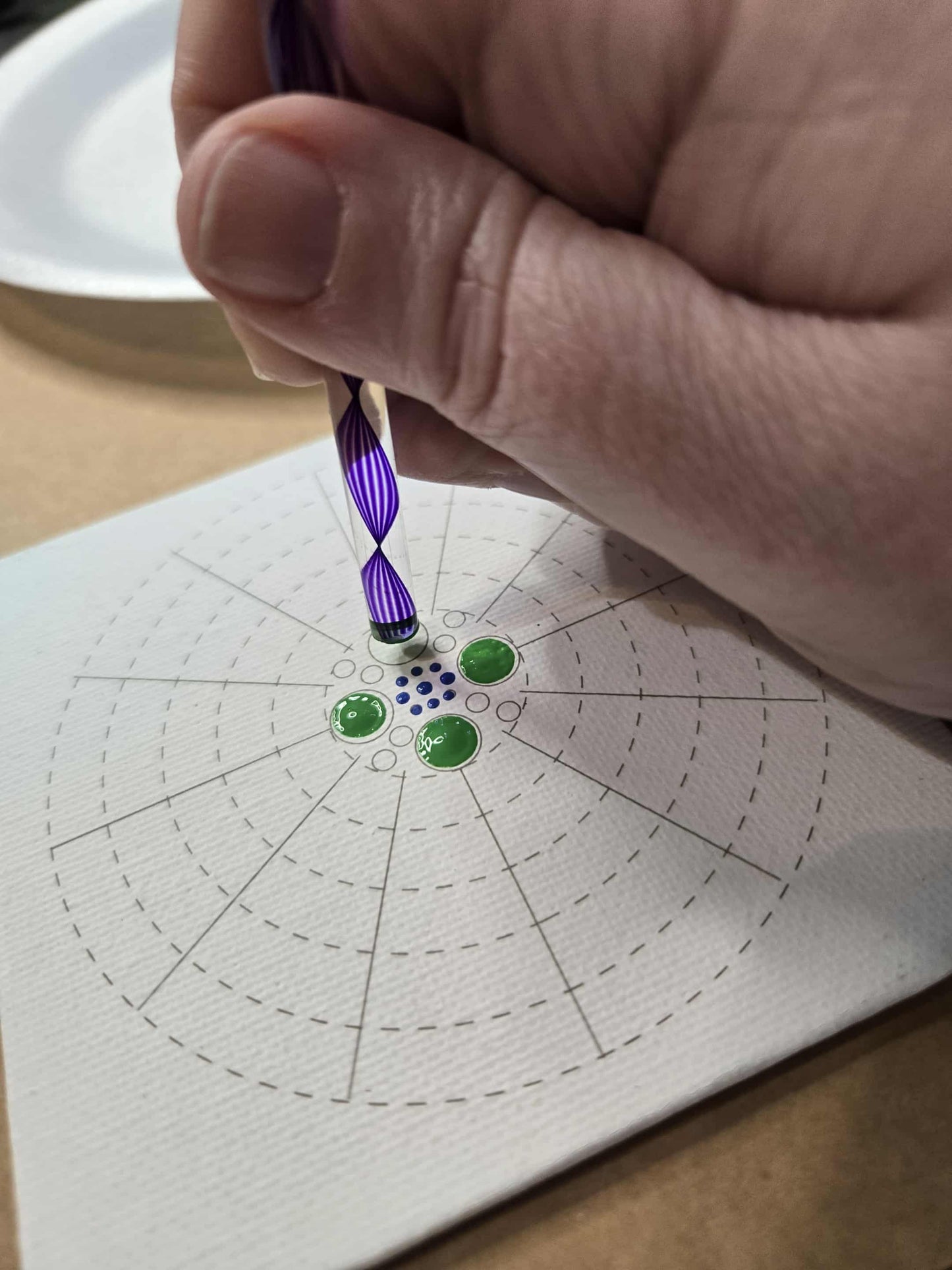 Dotted Mandala Canvas Kit - Therapeutic Art Kit