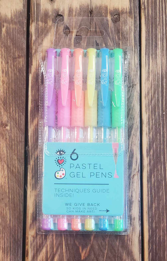 6 Pastel Gel Pens