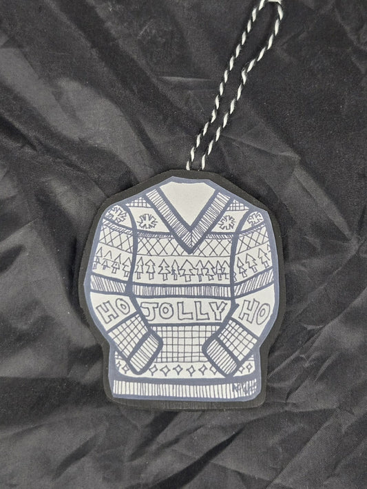 Color-Me Ornament – Ugly Christmas Sweater | DIY Christmas Coloring Craft