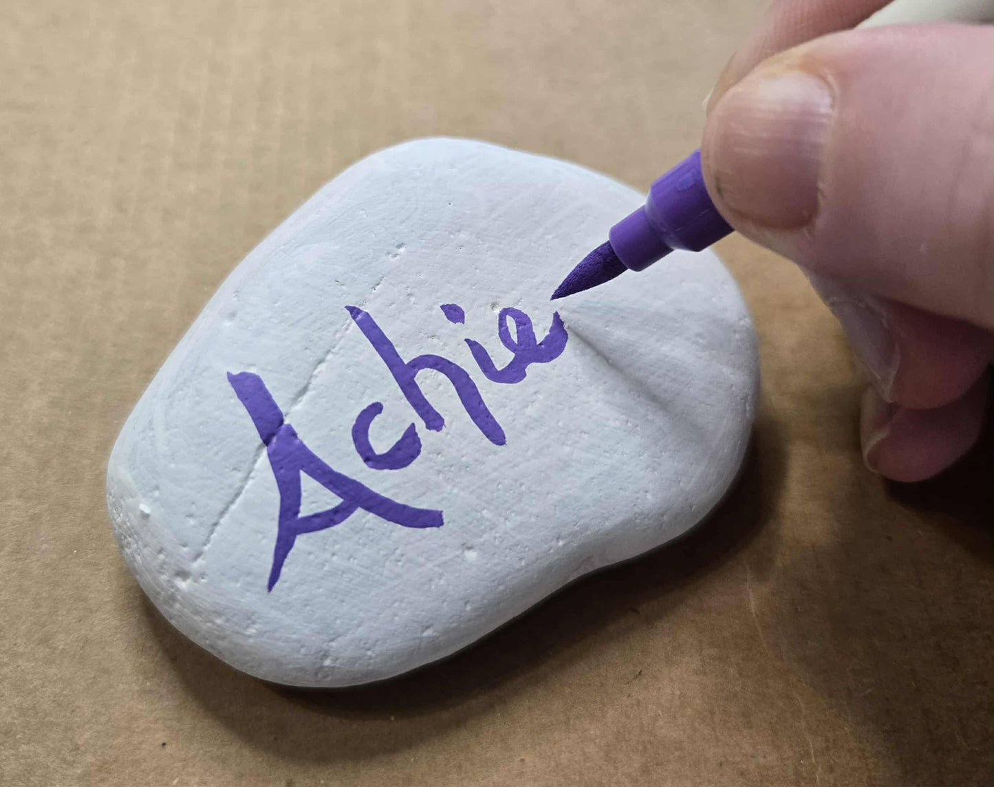 Hand-painted Inspirational Rocks - Therapeutic Art Kit