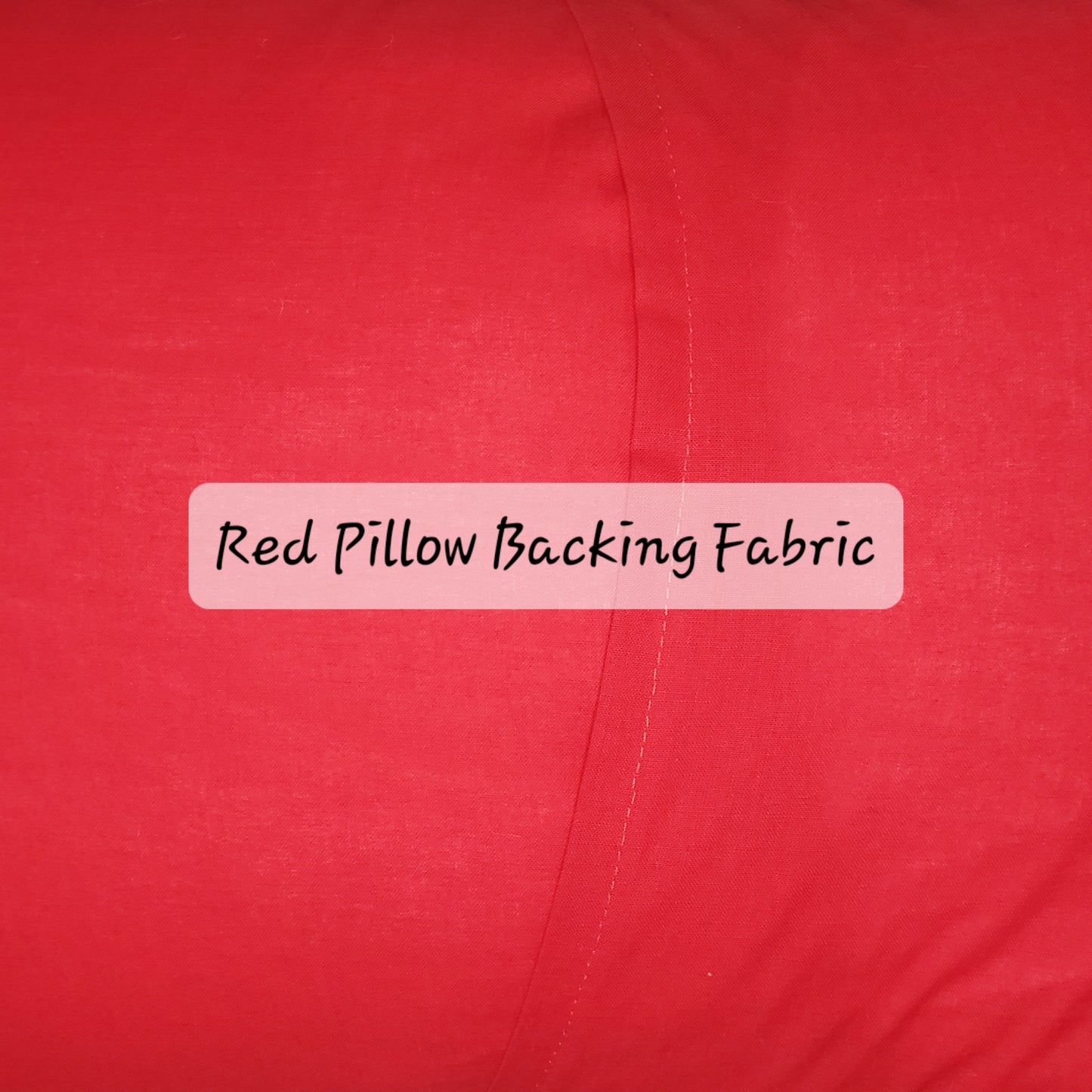 Christmas Truck Color-Me Pillow Sham, Red Backing